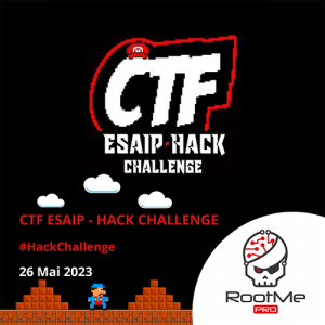 CTF ESAIP HACK CHALLENGE